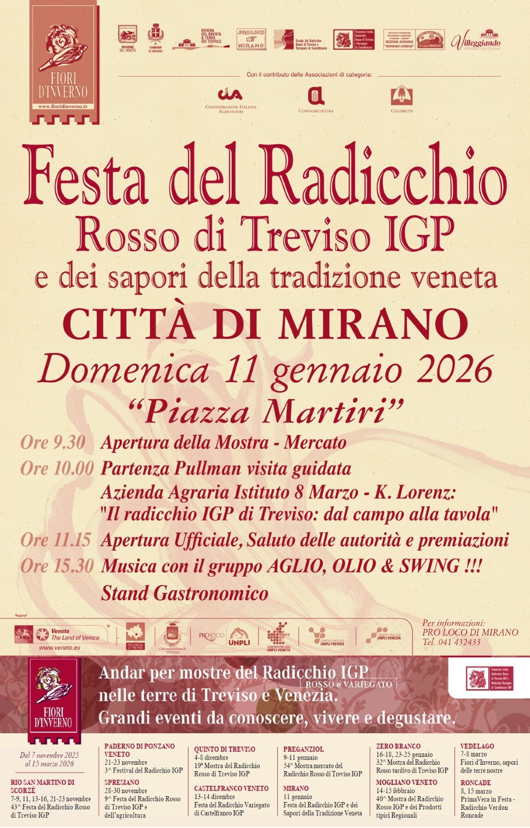 Festa del Radicchio a Mirano - Manifesto 2026