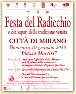 Festa del Radicchio a Mirano - Manifesto 2010